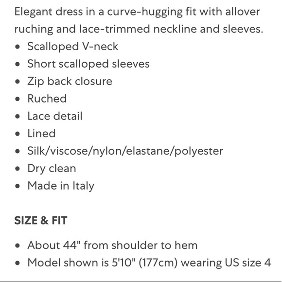 NWT DOLCE & GABBANA Black Ruched Silk-Blend Bodycon Dress Size 38 4 - Picture 5 of 5